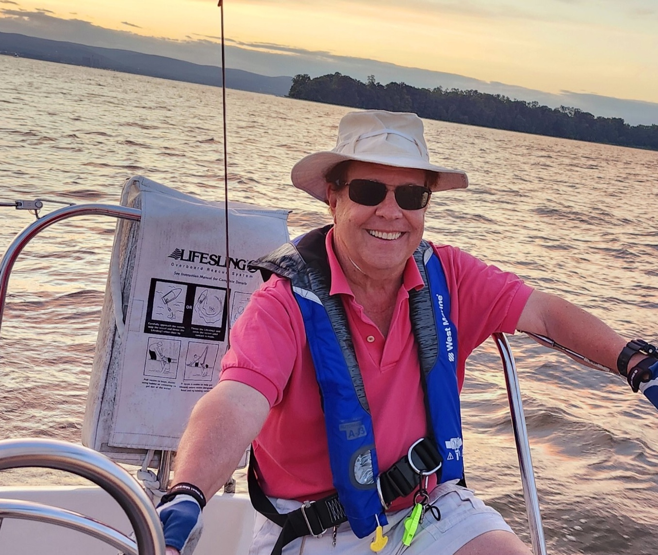 Tom Abinanti sailing